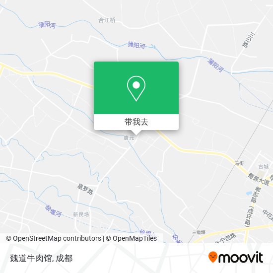 魏道牛肉馆地图