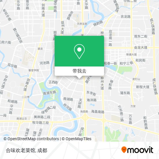合味欢老菜馆地图