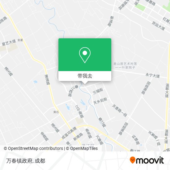 万春镇政府地图