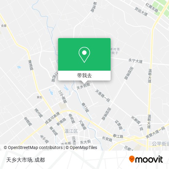 天乡大市场地图