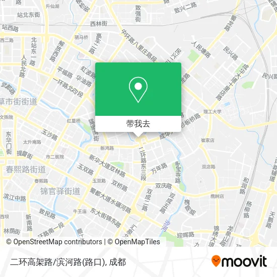 二环高架路/滨河路(路口)地图