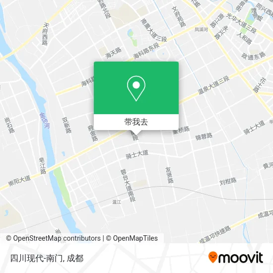 四川现代-南门地图