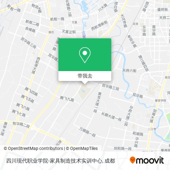 四川现代职业学院-家具制造技术实训中心地图