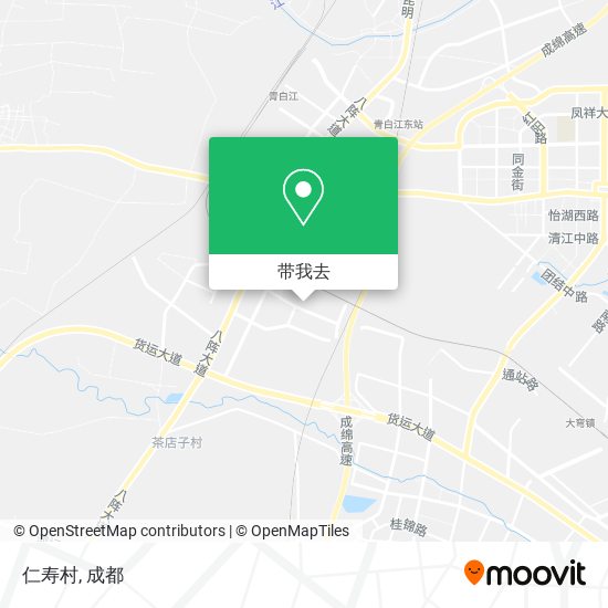 仁寿村地图