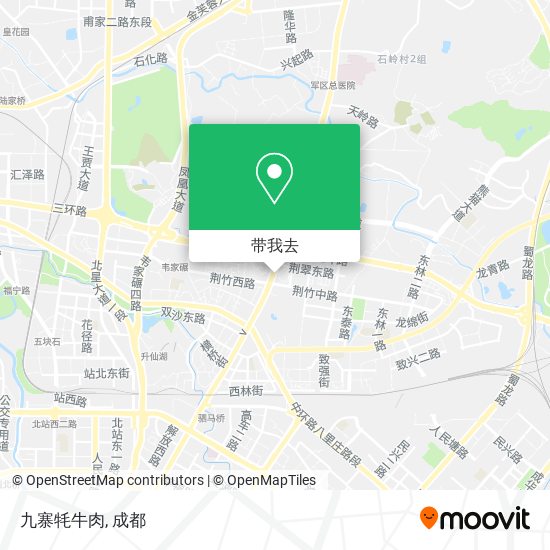 九寨牦牛肉地图