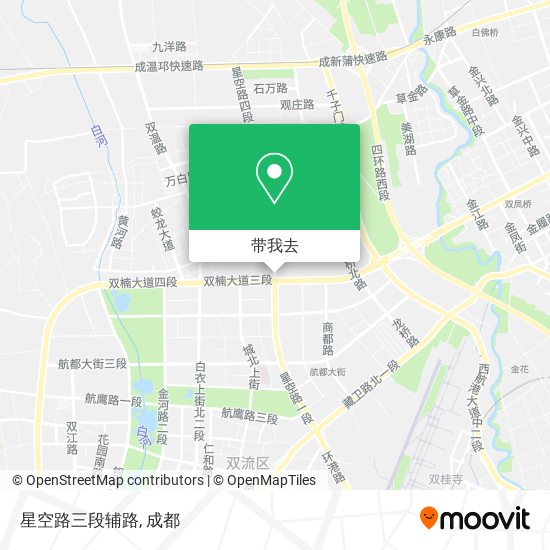 星空路三段辅路地图