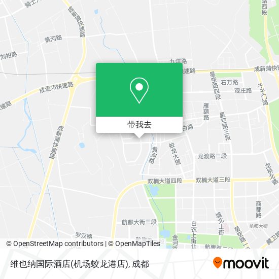 维也纳国际酒店(机场蛟龙港店)地图