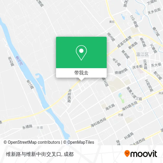 维新路与维新中街交叉口地图