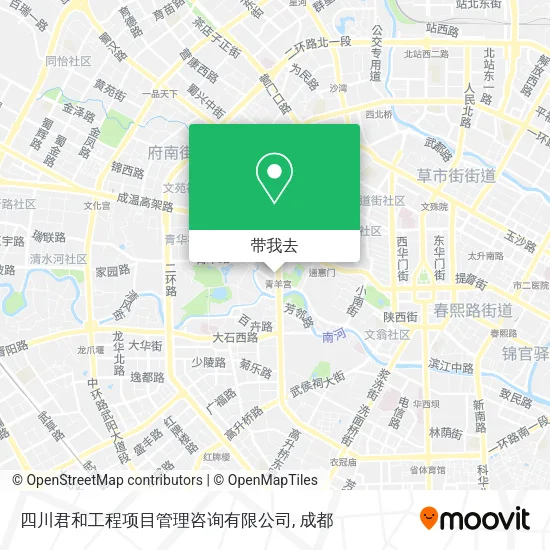 四川君和工程项目管理咨询有限公司地图