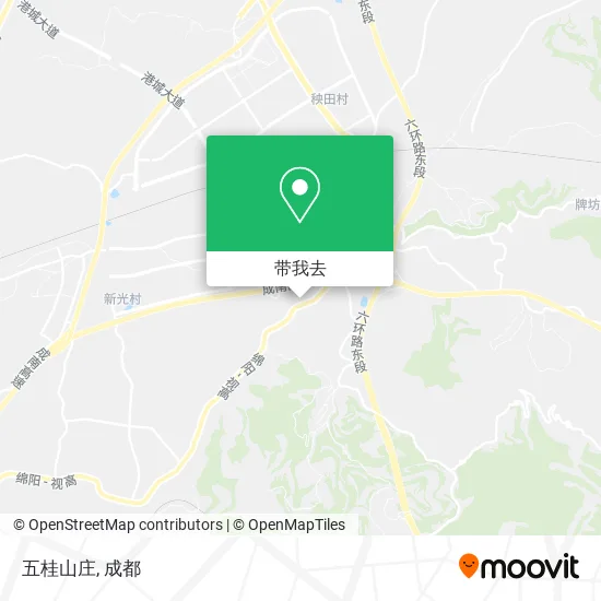 五桂山庄地图