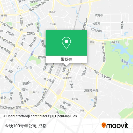 今晚100青年公寓地图