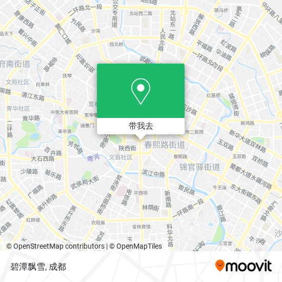 碧潭飘雪地图