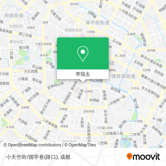 小天竺街/国学巷(路口)地图