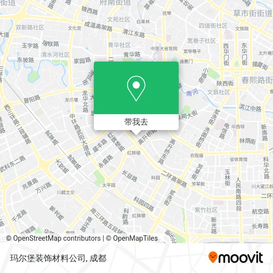 玛尔堡装饰材料公司地图