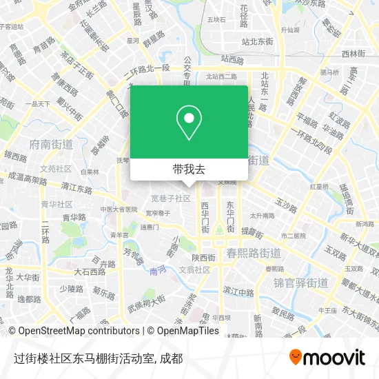 过街楼社区东马棚街活动室地图