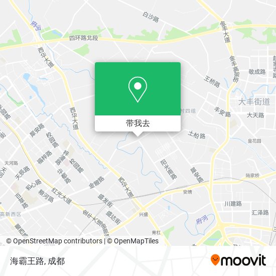 海霸王路地图