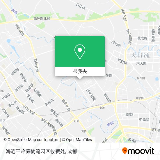 海霸王冷藏物流园区收费处地图