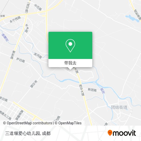 三道堰爱心幼儿园地图