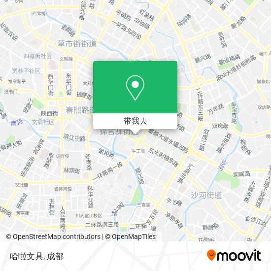 哈啦文具地图