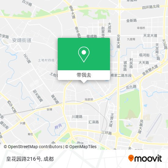 皇花园路216号地图