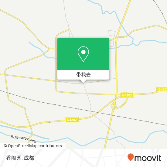 香阁园地图