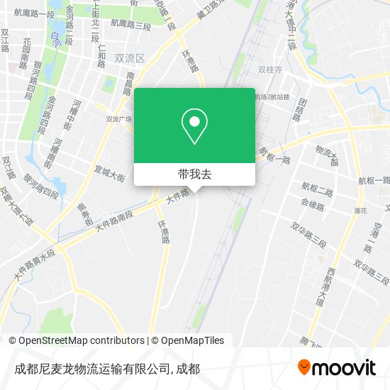 成都尼麦龙物流运输有限公司地图