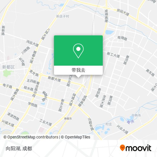 向阳湖地图