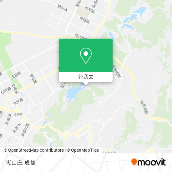 湖山庄地图
