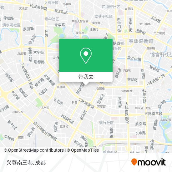 兴蓉南三巷地图