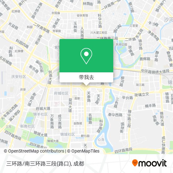 三环路/南三环路三段(路口)地图