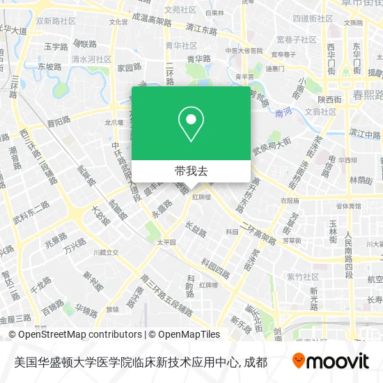 美国华盛顿大学医学院临床新技术应用中心地图