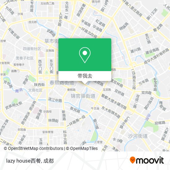lazy house西餐地图