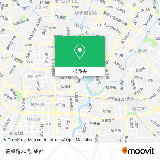高攀路26号地图
