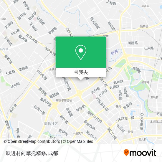跃进村向摩托精修地图
