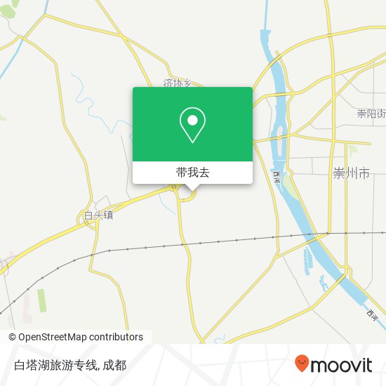 白塔湖旅游专线地图