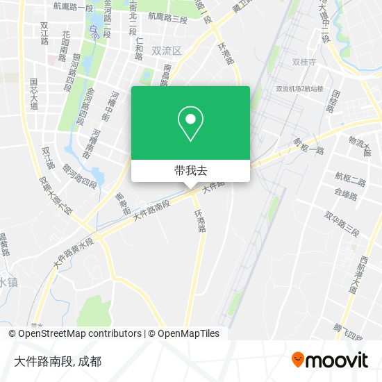 大件路南段地图