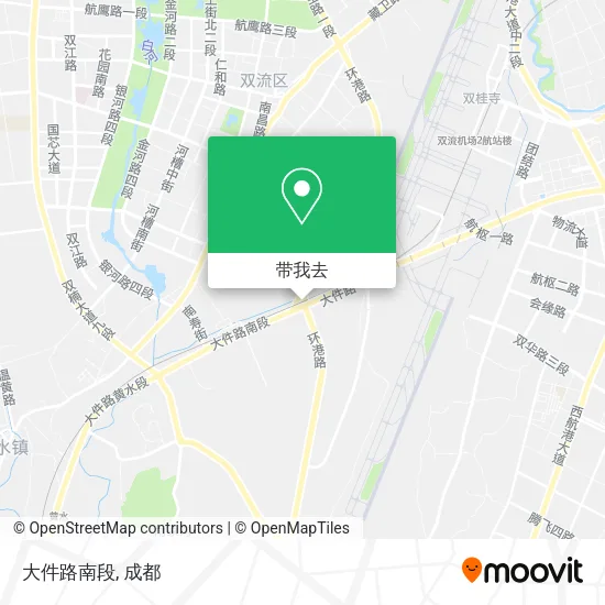 大件路南段地图