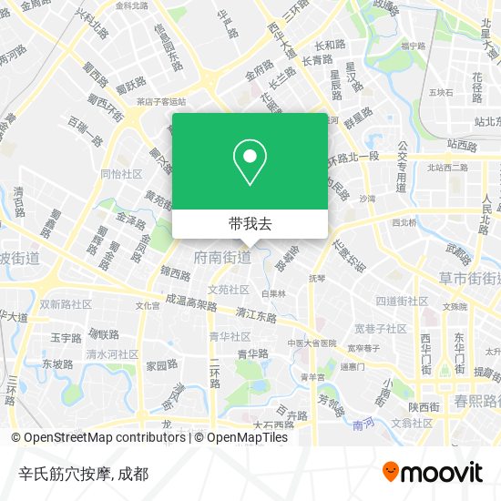 辛氏筋穴按摩地图