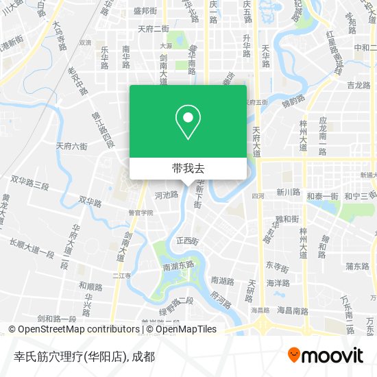 幸氏筋穴理疗(华阳店)地图