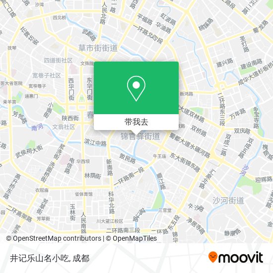 井记乐山名小吃地图