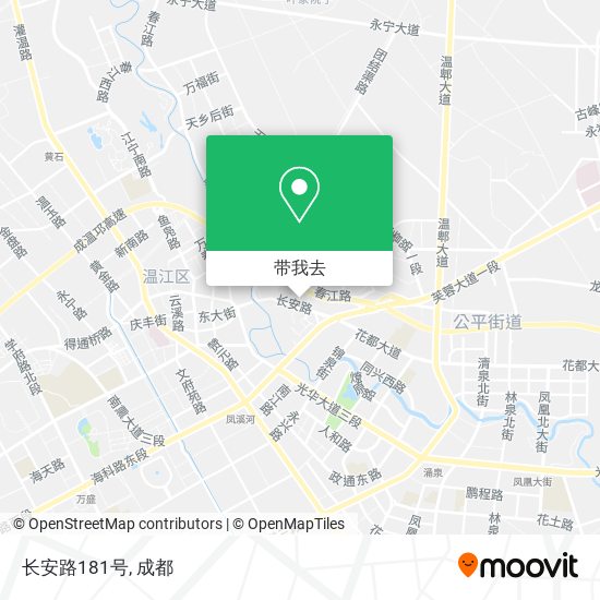 长安路181号地图