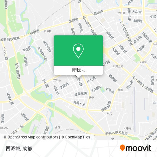 西派城地图