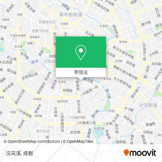 浣花溪地图