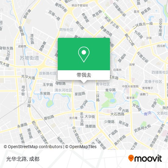 光华北路地图