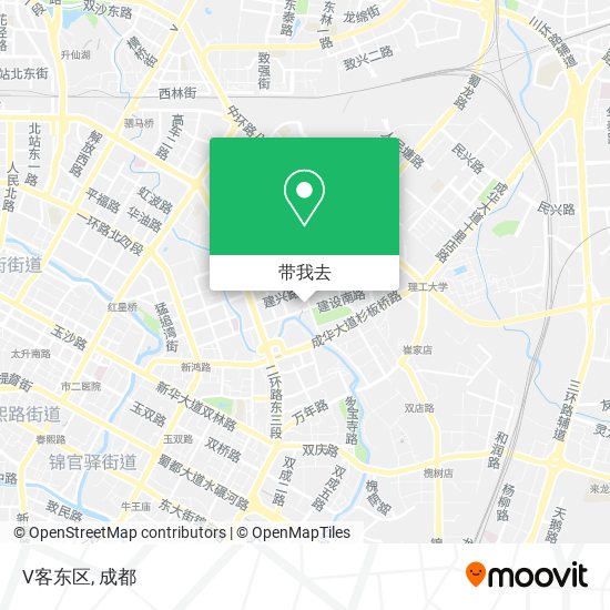 V客东区地图