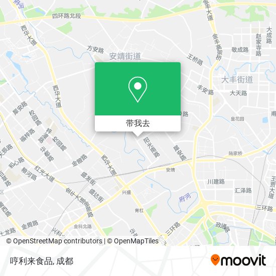 哼利来食品地图