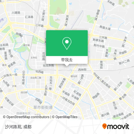 沙河路苑地图