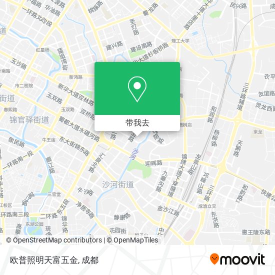 欧普照明天富五金地图