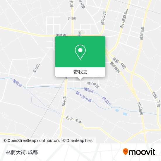 林荫大街地图