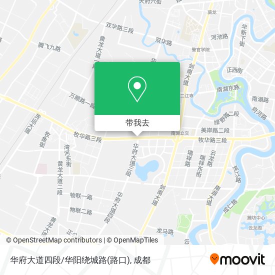 华府大道四段/华阳绕城路(路口)地图